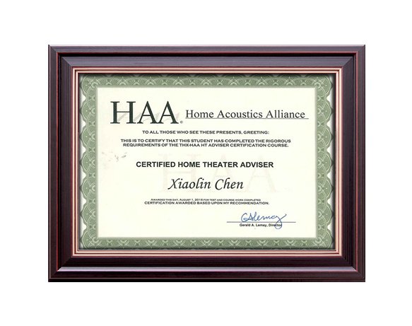 HAA家庭影院認(rèn)證工程師