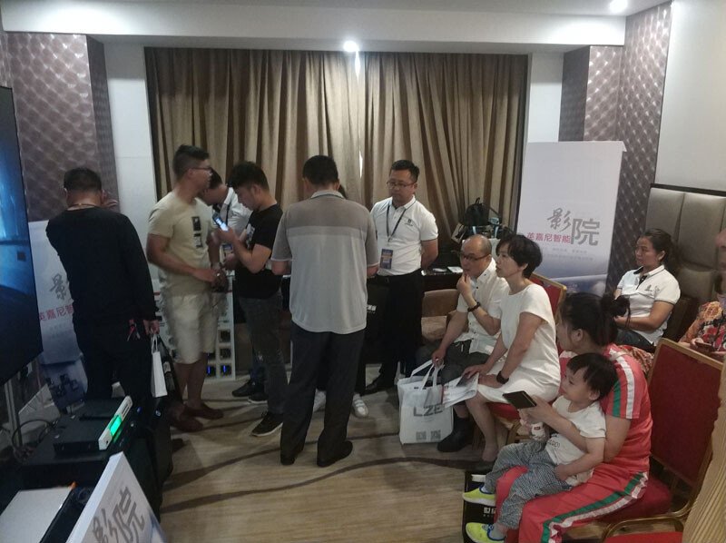 英嘉尼隱形影院音響驚艷亮相2018華中國(guó)際視聽展