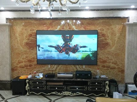 高端別墅隱形客廳影院系統(tǒng)案例