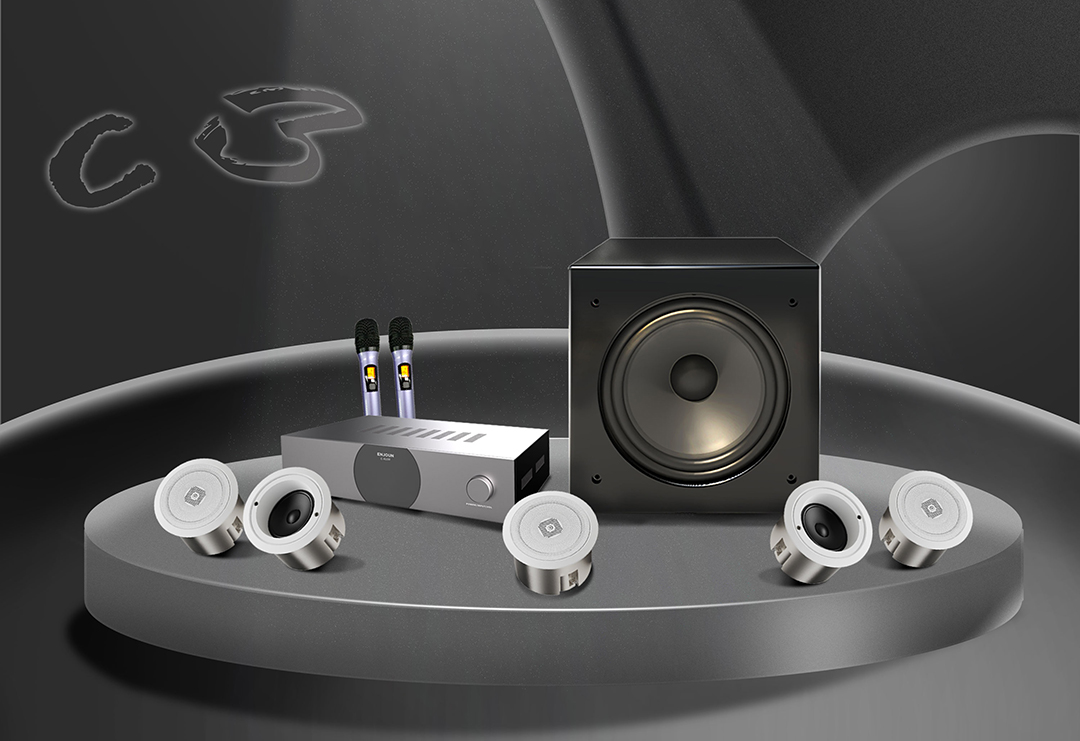 英嘉尼筒燈式吸頂音響